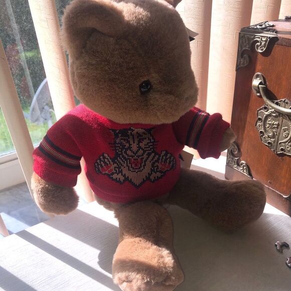 Florida Pathers Vintage bear with stand